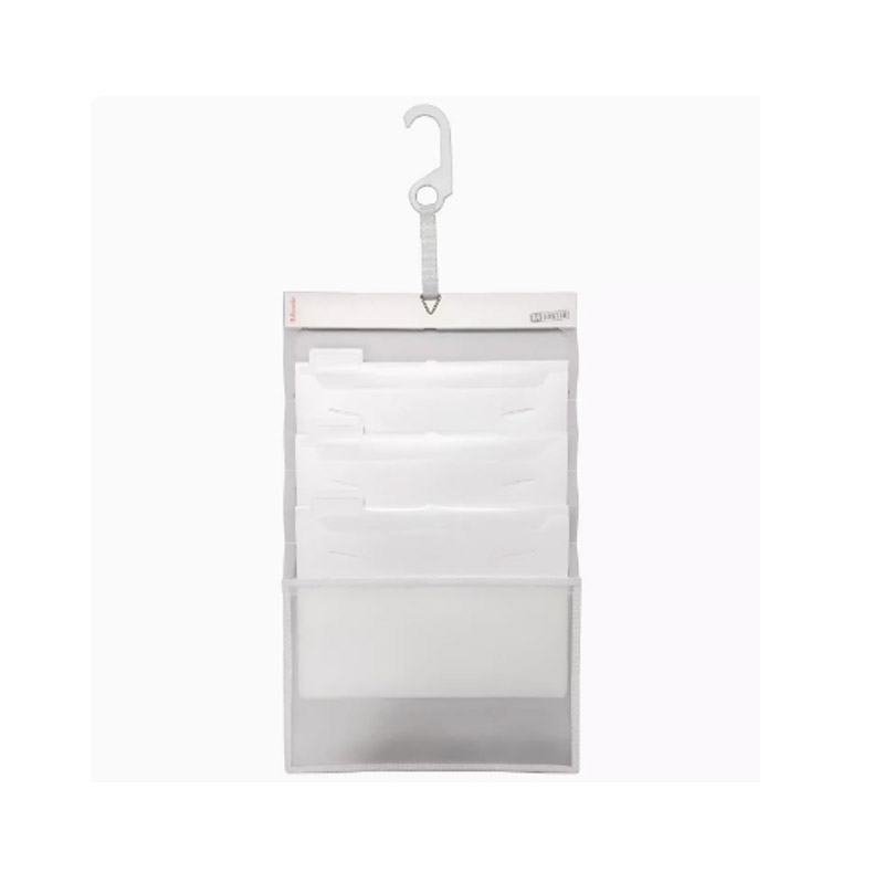 易达ESSELTE A4挂壁式文件袋3口袋白色（个）