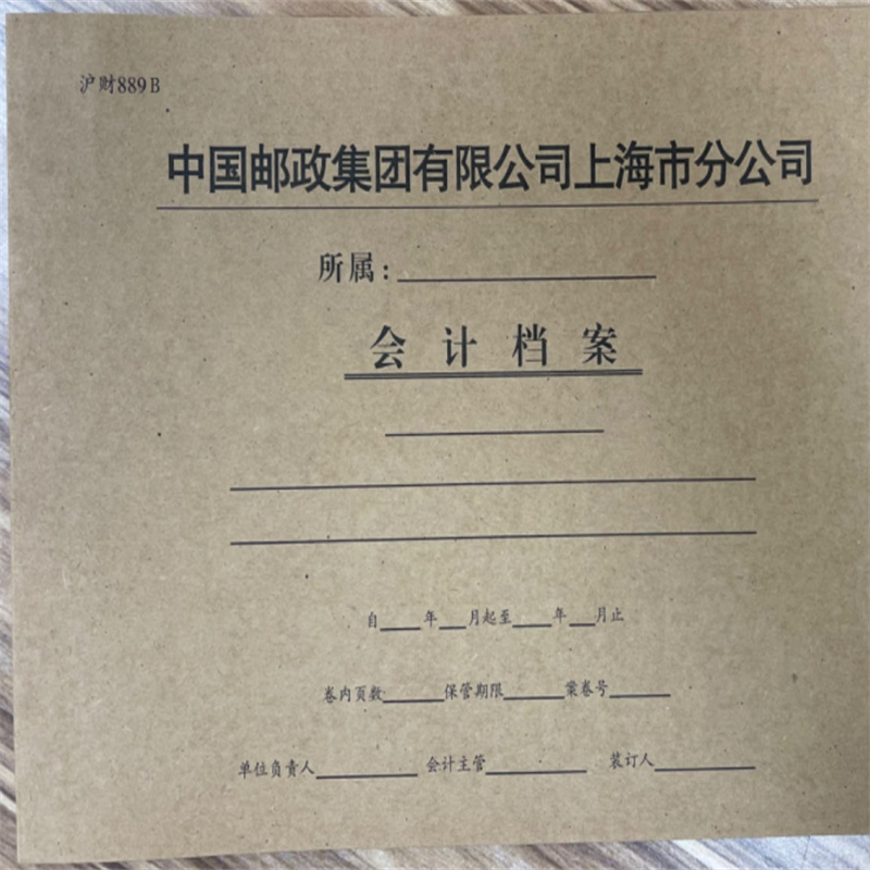 国产沪财889B档案袋(单位：只)