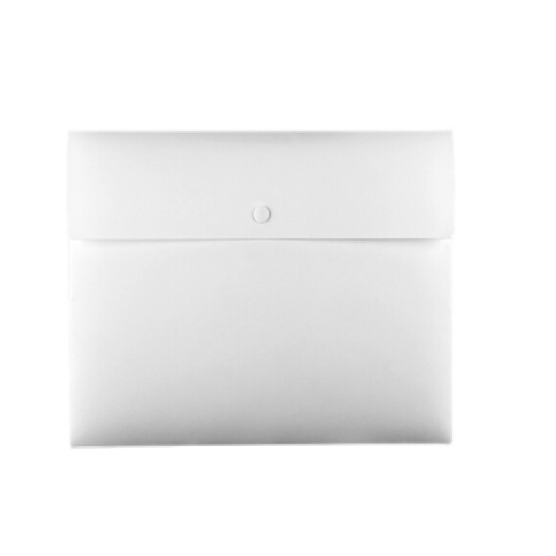 三木（SUNWOOD） A4按扣式文件袋 防水保单袋 白色 MC330 (单位：个)