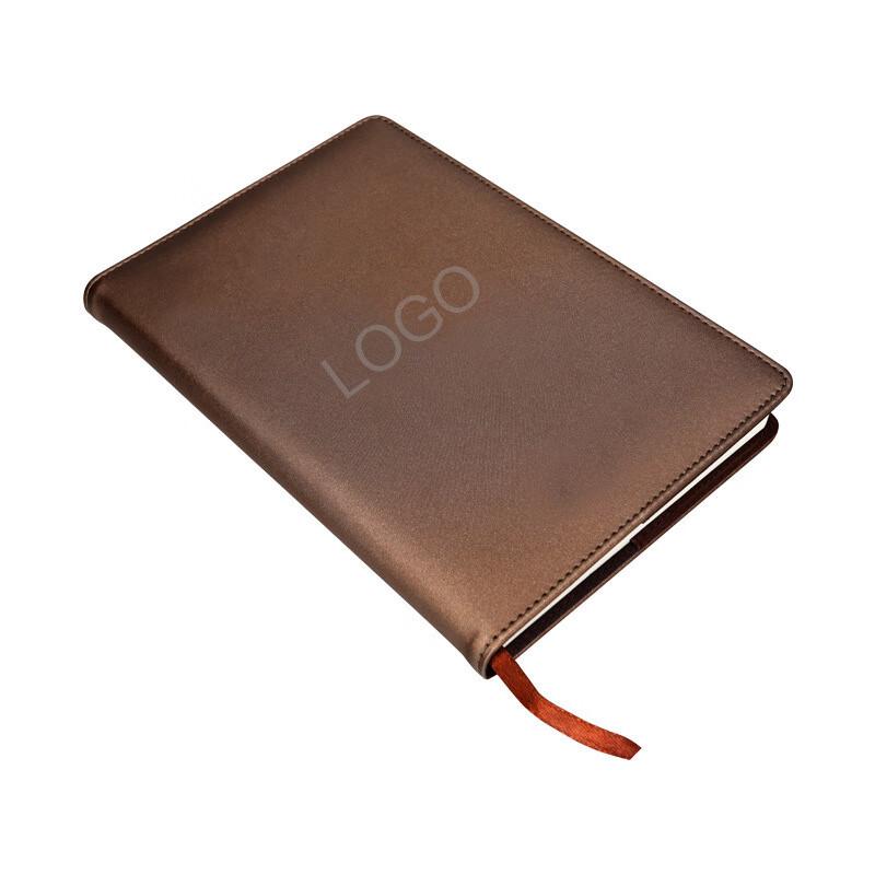 史泰博14.5*21.4CM平装套皮笔记本棕色（本）