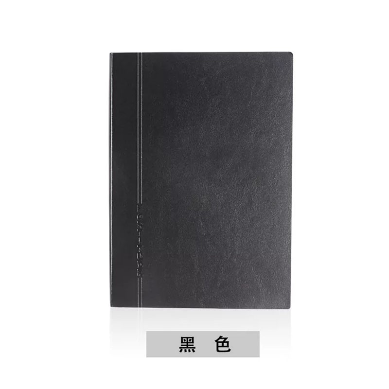 毅力达MA-3725软皮笔记本100页张/A5/25K黑色（本）