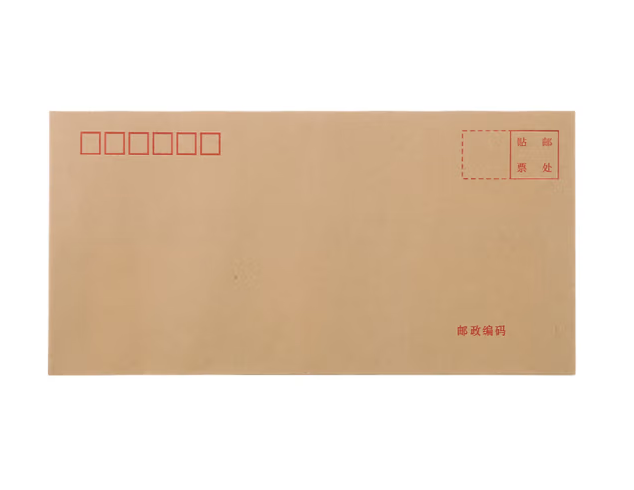 国产牛皮纸信封 230*120mm 700个起订（单位：个）