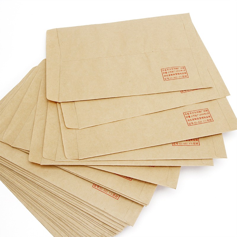 优拉 5308  牛皮纸信封袋9#34.5*23cm  20个/包（包）