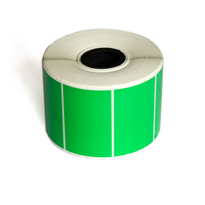 PW室内外国产矩型标签纸60x38mm适用于台式设备1000张/卷，白/红/绿色款（卷）
