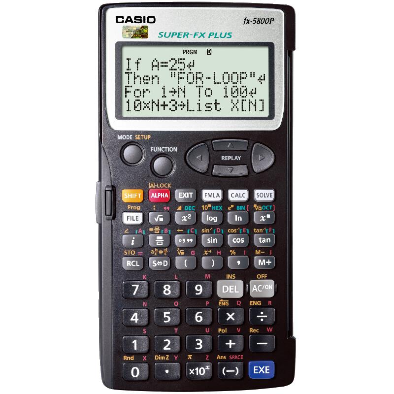 卡西欧(CASIO) FX-5800P 黑金色 计算器 (计价单位：台) 黑金色