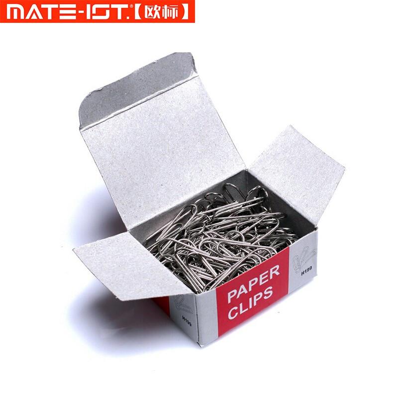 欧标(MATE-1ST) B2591 28mm 100枚/盒 回形针 (计价单位：盒) 金属色