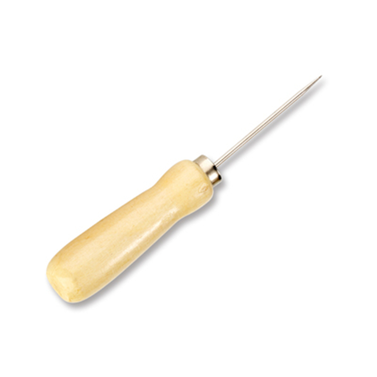 龙腾 锥子 针粗1-2mm 针头长6.8cm 钢+实木 直头 (把)