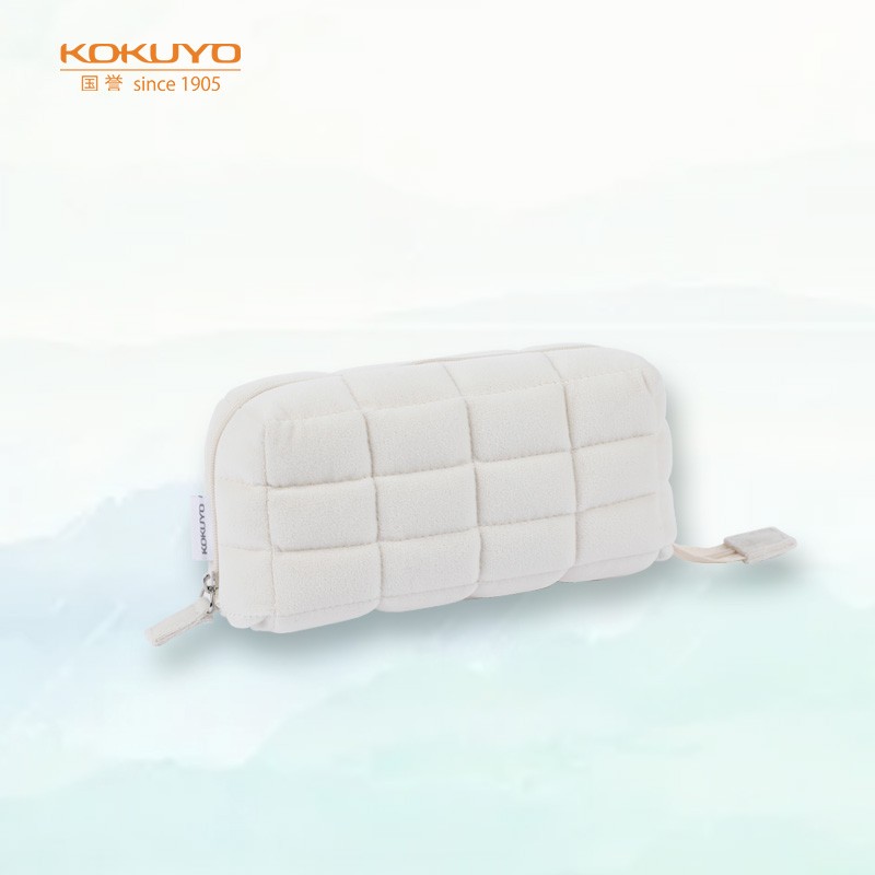 国誉（KOKUYO）学生办公收纳包枕枕包涤纶帆布笔袋WSG-KUK261LB(单位：个)