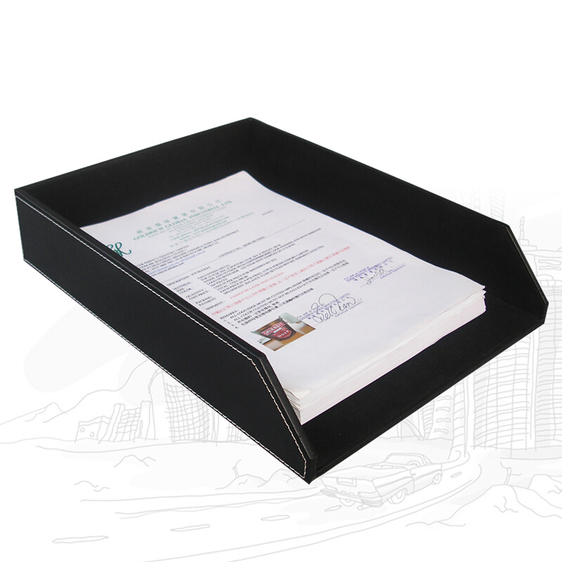 利蓝A024文件盘档案盒黑色(个)
