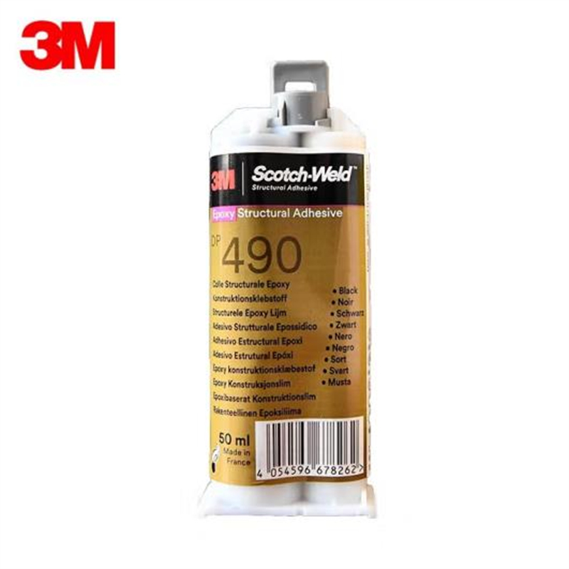 3MDP490液体胶英文版工具套装AB胶耐高温结构胶环氧树脂胶粘接胶水黑色(单位：套)