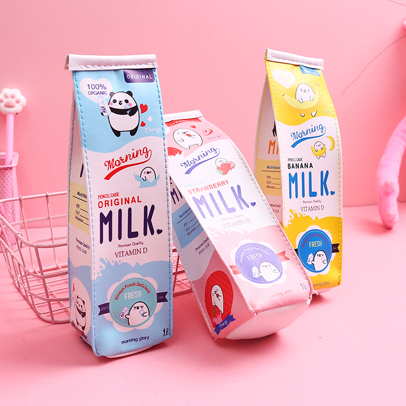 牛奶个性笔袋 2494 粉色（个）