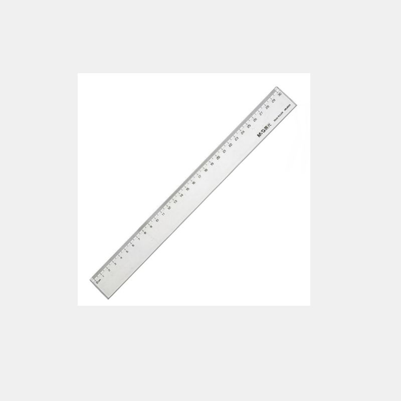 博采ZC－30塑料直尺工程测量尺子 30cm(把)