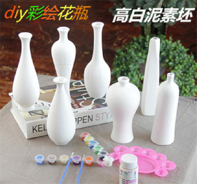 尚品 彩绘花瓶 花瓶口径1-3cm 高17.5-21cm 9个/组(组)
