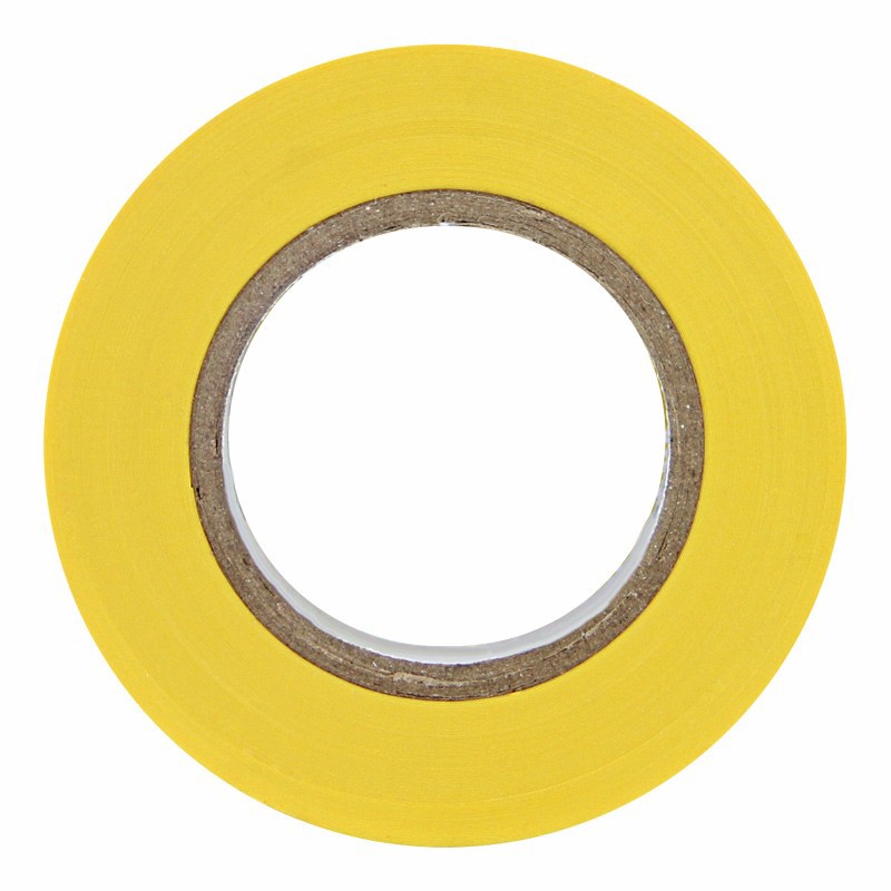 彩标 FK18 18mm*10m PVC绝缘胶布 黄色（单位：卷）