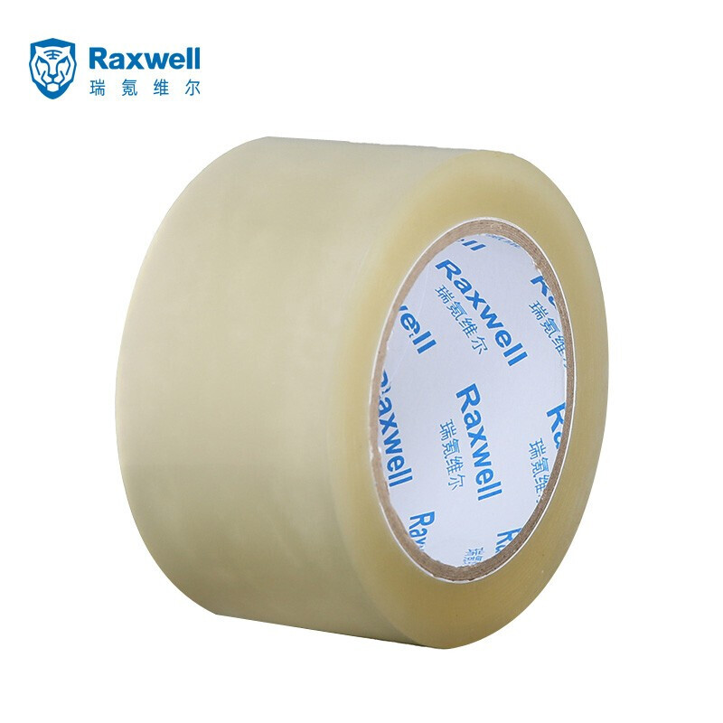 Raxwell BOPP普透优质封箱胶带，规格宽度*长度*厚度：60mm*50m*0.048mm，60卷/箱RHPA0101（单位：卷）