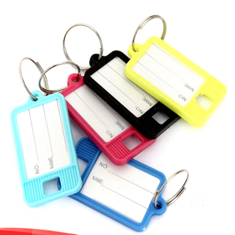 国产塑料钥匙牌扣1个装彩色（单位：个）