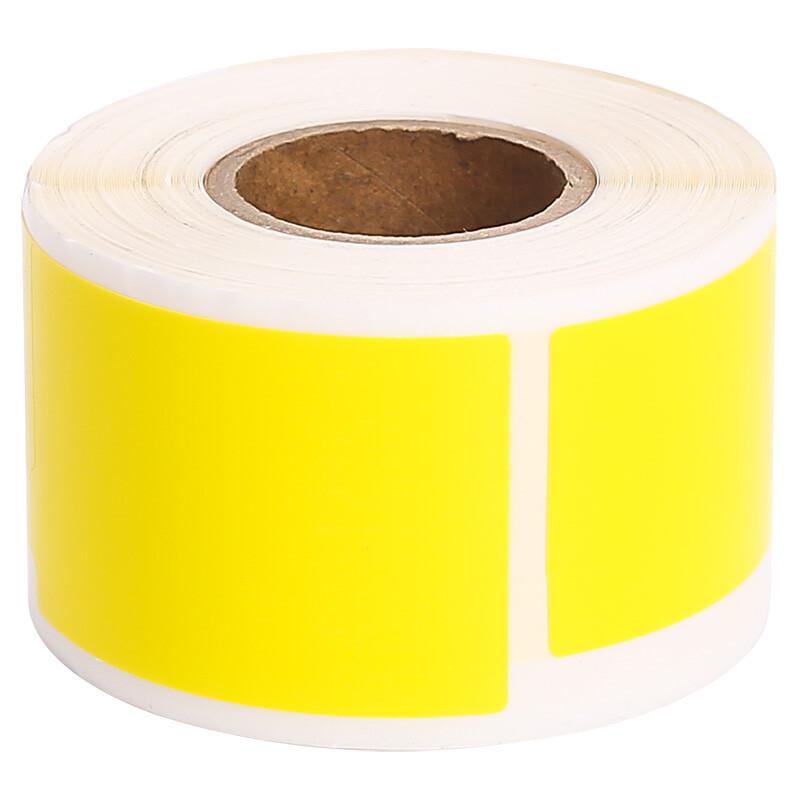 舜普(SP) SPEG01-200Y 尾纤标签2M线标签音频线标签便携机用 33mm*24mm+30mm (200片/卷) 标签纸 1.00 盒/卷 (计价单位：卷) 黄色