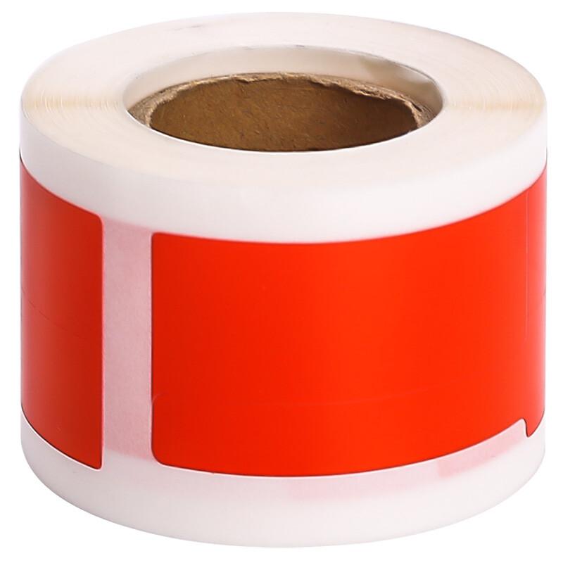 舜普(SP) SPEG01-200R 尾纤标签2M线标签音频线标签便携机用 33mm*24mm+30mm (200片/卷) 标签纸 1.00 盒/卷 (计价单位：卷) 红色