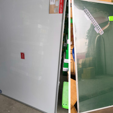 海文星双面黑板100*150cm 一面白板一面绿板 配立式可移动支架（块）
