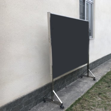 国产学校培训教室立式黑板 单面黑板配不锈钢一体型支架 240X120CM（块）