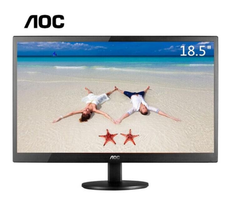 AOC E970SWN5 18.5英寸LED背光节能窄边框液晶电脑显示器（黑色）（台）