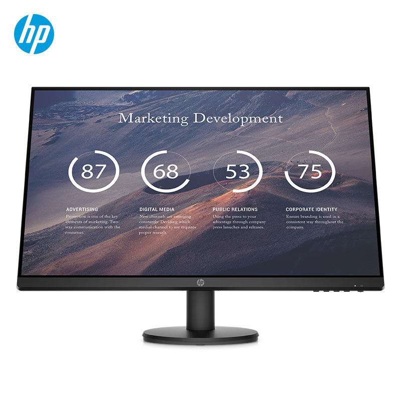 惠普（HP）P27v G4 27英寸大屏显示器 三边窄边框低蓝光（台）