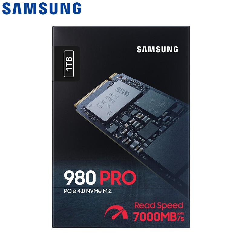 三星（SAMSUNG）980 PRO固态硬盘1TB SSD M.2接口(NVMe协议PCIe 4.0 x4)  硬盘不回收（台）