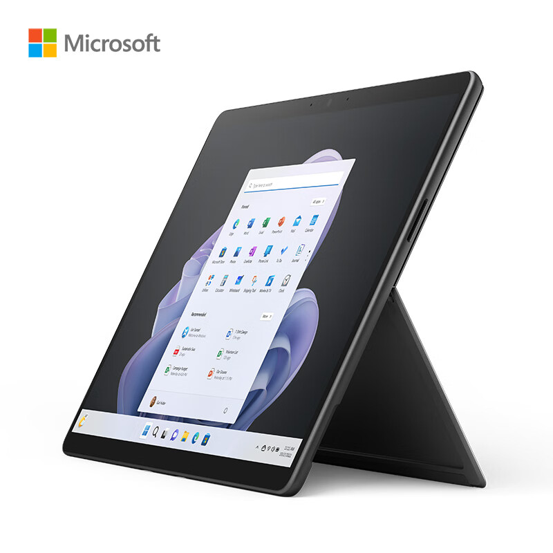 微软Surface Pro 9 i7-1255U-16G+256G 平板笔记本电脑二合一专业版 石墨灰 含键盘笔（套）