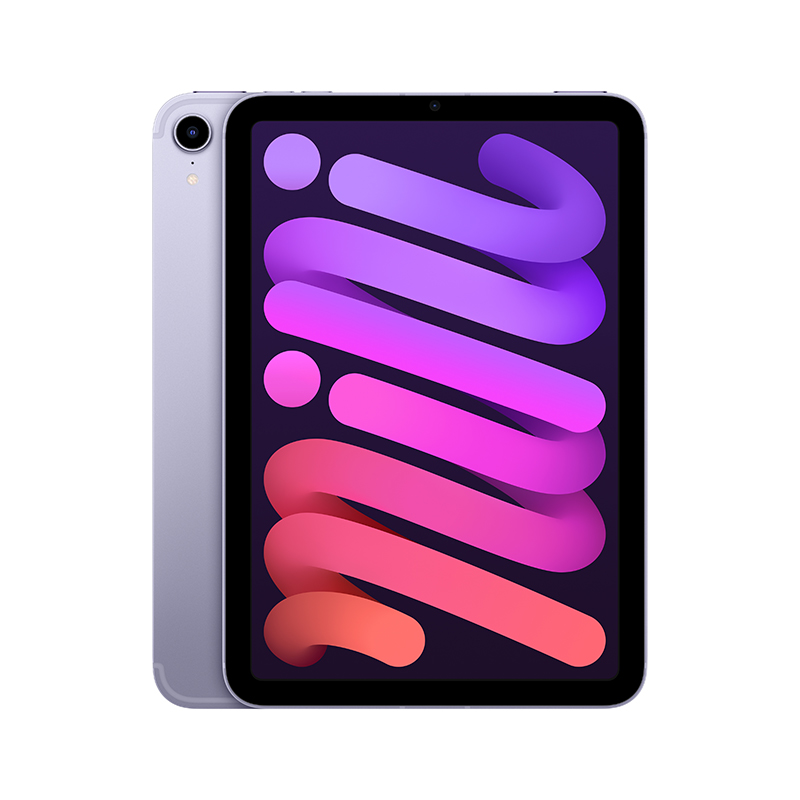 Apple iPad mini（第 6 代）8.3英寸平板电脑 2021年款（256GB 5G版/A15芯片/学习办公娱乐游戏/ MK983CH/A） 紫色（单位：个）