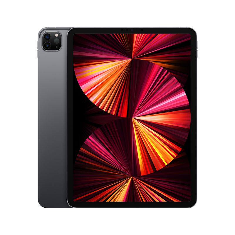 Apple iPad Pro 11英寸平板电脑 2021年款(512G 5G版/M1芯片Liquid视网膜屏/MHWL3CH/A) 深空灰色（台）