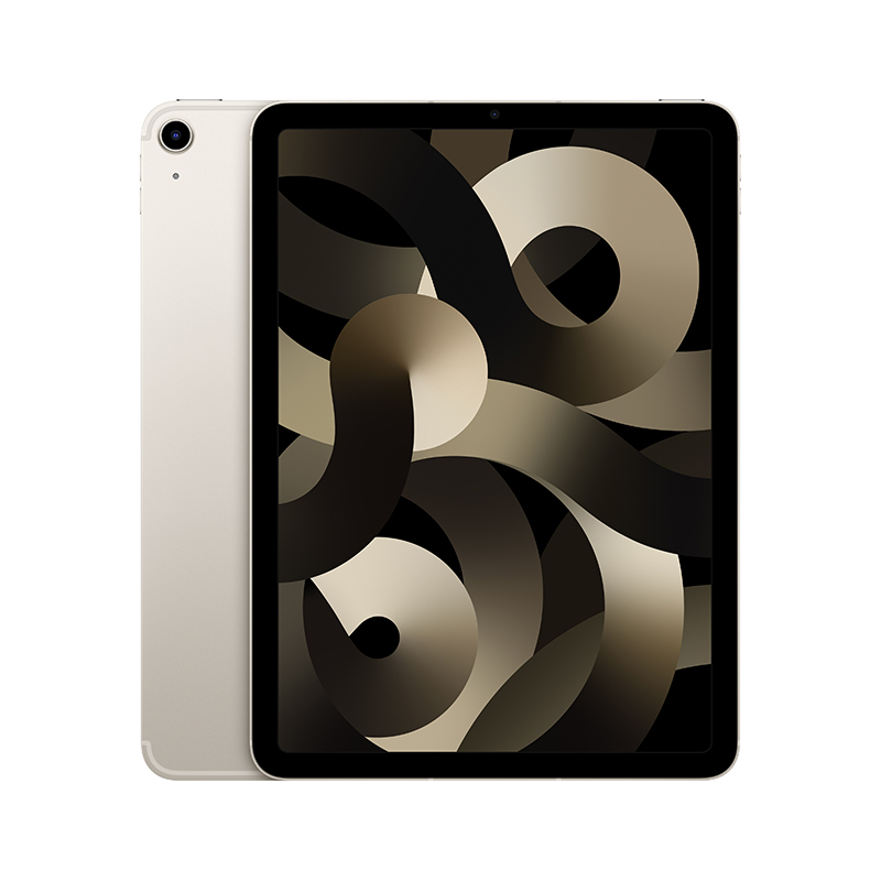 Apple iPad Air 10.9英寸平板电脑2022年款(256G WLAN+Cellular版/M1芯片Liquid视网膜屏MM7H3CH/A) 星光色(台)