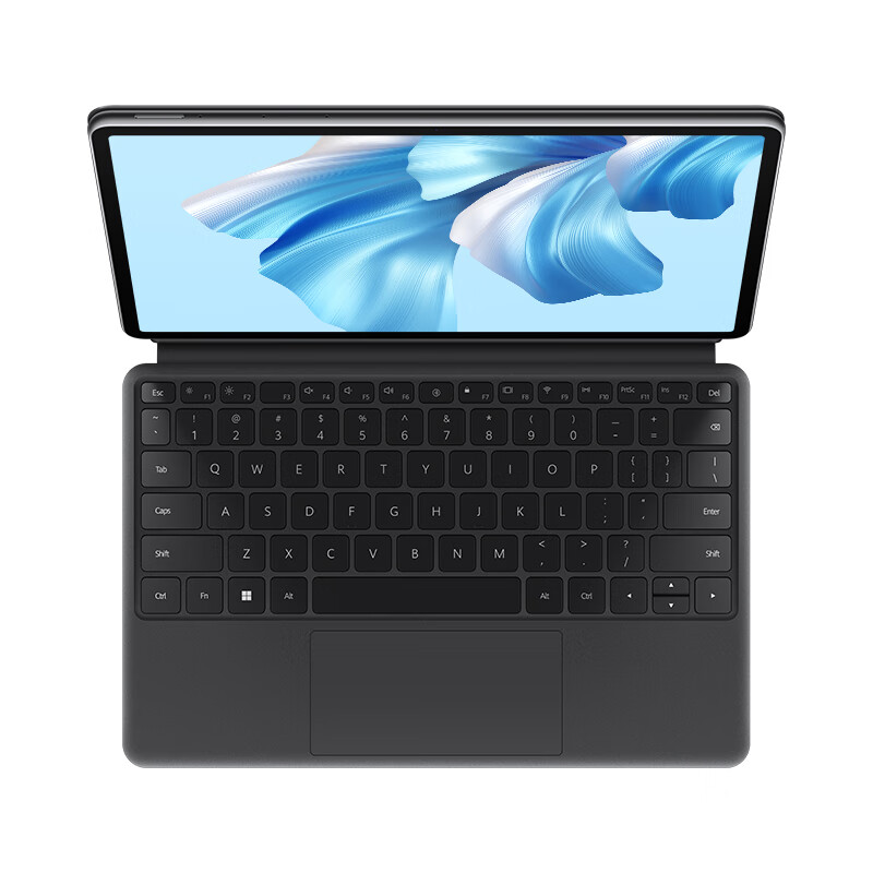 华为HUAWEI MateBook E Go 12.35英寸二合一笔记本电脑办公本 2.5K护眼全面屏 8+256GB LTE星云灰 配星云灰键盘（套）