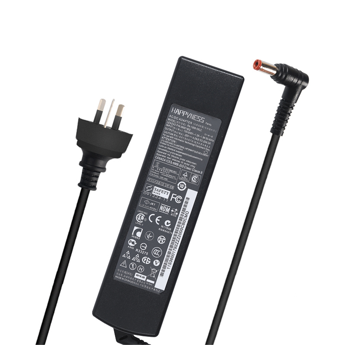 联想 B450/B460/90W 笔记本电源适配器 175ｘ40ｘ29mm(单位：只) 黑色
