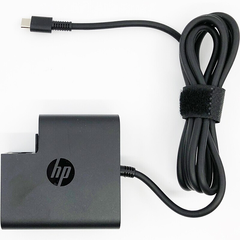 惠普1HE08AA#AB2智能电源适配器黑65W/USB-C(个)