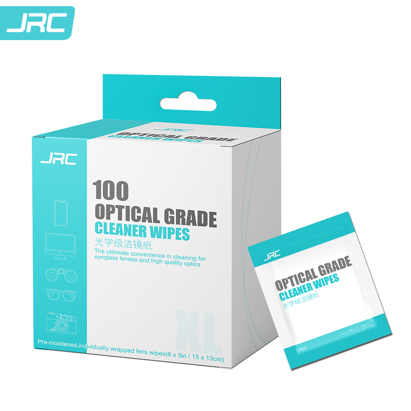 JRC光学级洁镜纸100片装屏幕清洁湿巾清香型(盒)