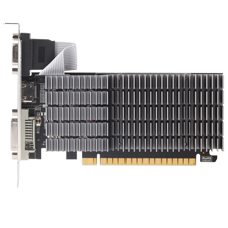 铭瑄（MAXSUN）MS-GT710重锤 M.4  954MHz/1600MHz 1GB/64bit DDR3 入门显卡(片)