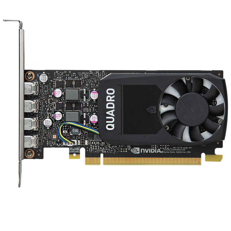 英伟达（NVIDIA）Quadro P1000 4GB GDDR5 专业显卡 工业包装(单位：个)