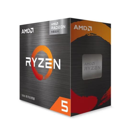 AMD锐龙R5盒装CPU处理器 R5 5600g散(单位：个)