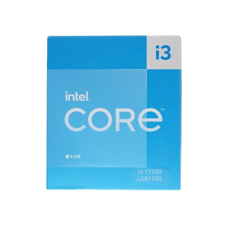 英特尔（INTEL）i3-13100 CPU 4核8线程 散片(单位：个)