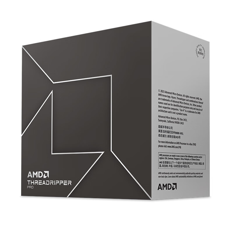 AMD 撕裂者7995WX 96核192线程 高端工作站CPU处理器(单位：个)