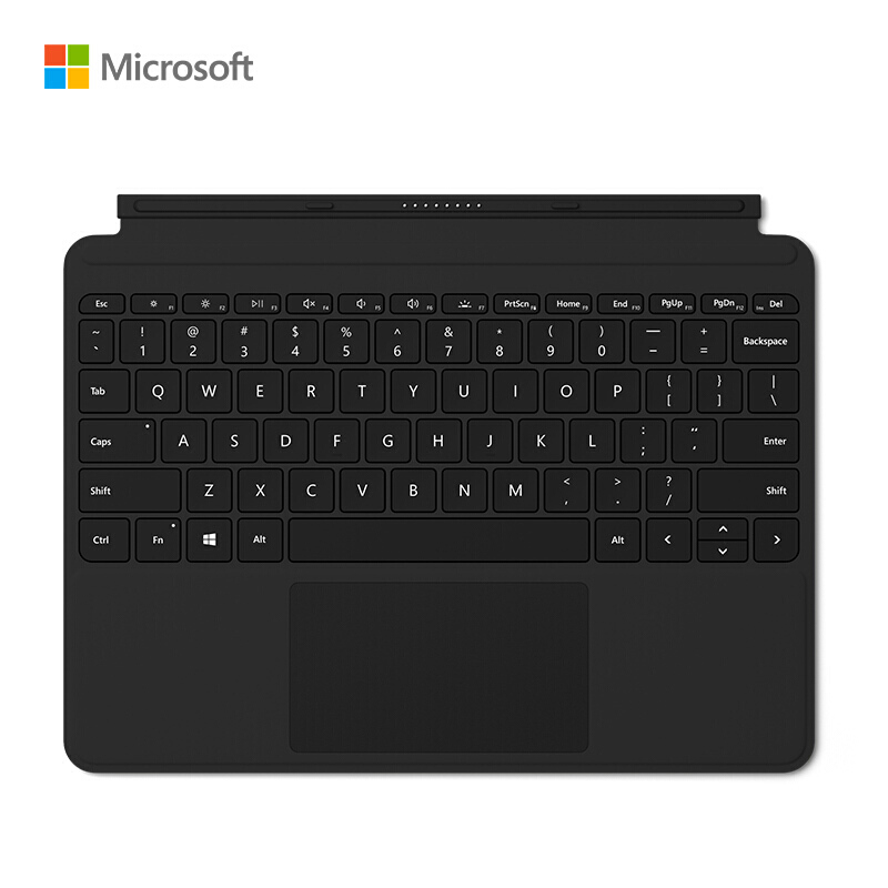 微软Surface Go原装键盘盖 典雅黑 磁吸磨砂 键盘背光+精准触控板 兼容Surface Go 2 / Go（个）