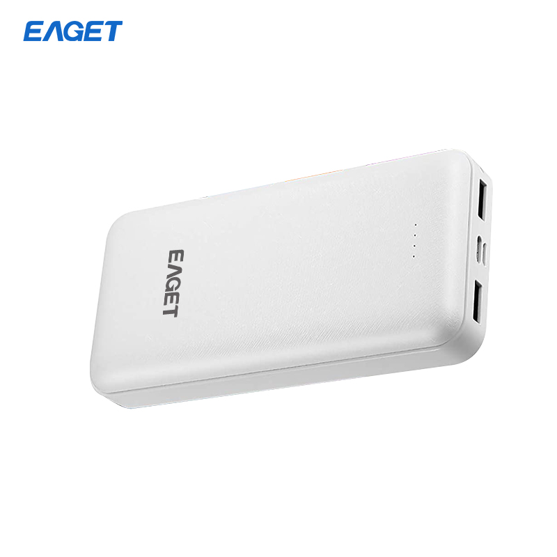 忆捷（EAGET）EP302-白色移动电源快充电源锂电池大容量 20000毫安多接口便携式大容量（个）
