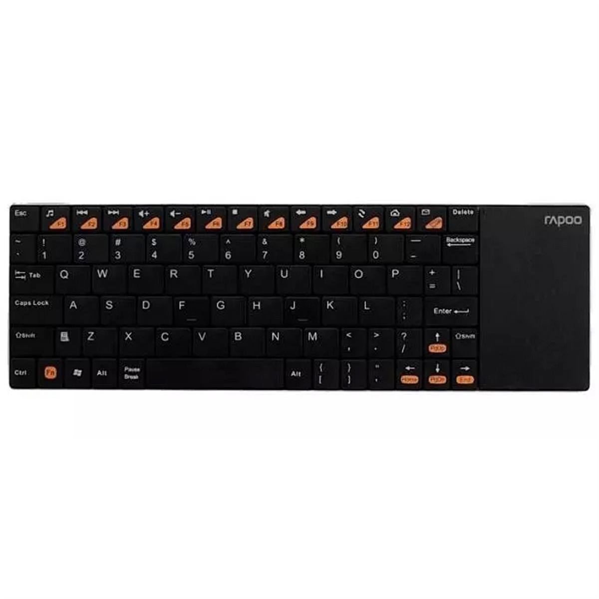 雷柏E2700无线多媒体触控键盘黑(个)