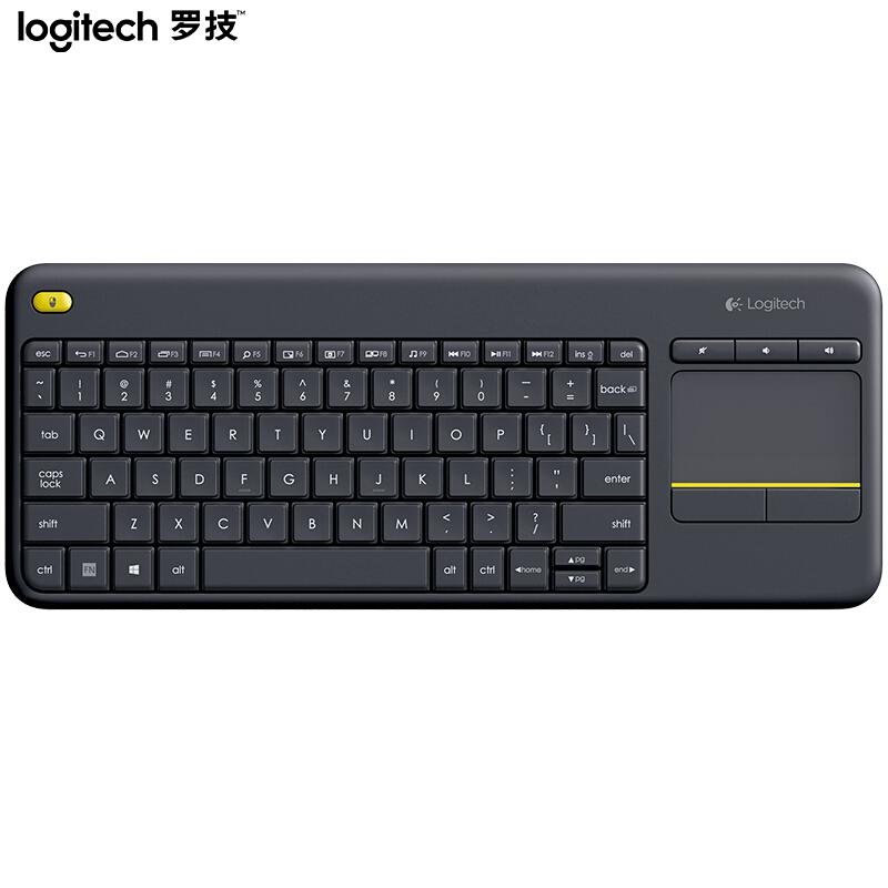 罗技K400-Plus无线触控键盘黑色(个)