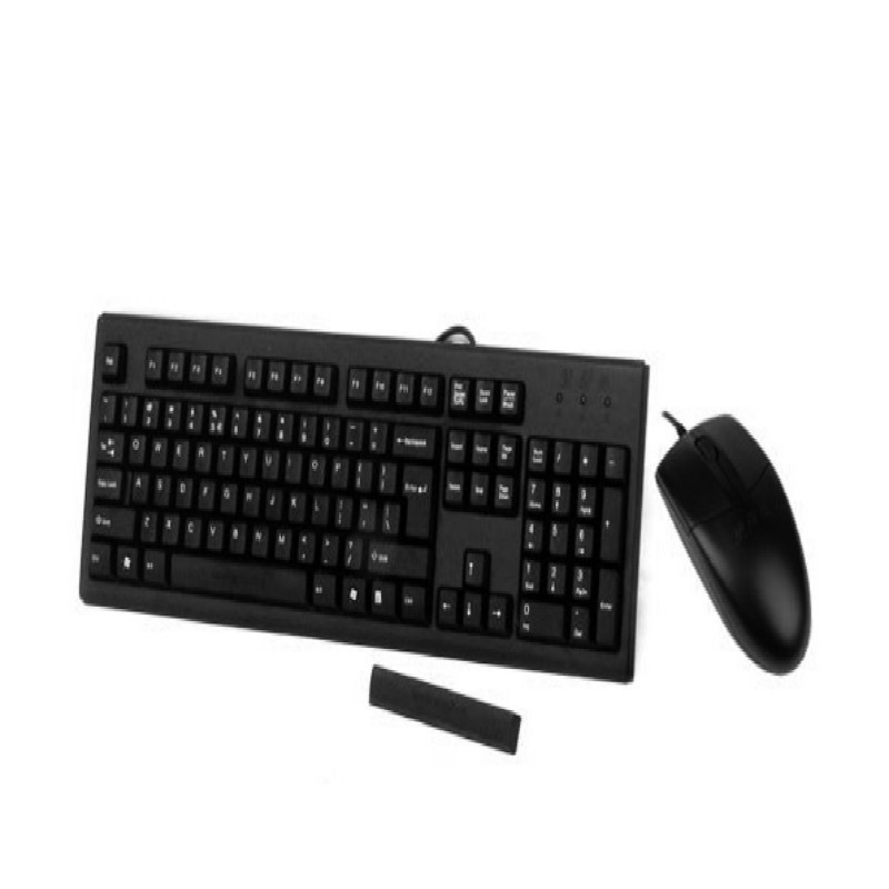 双飞燕KK-5520NU键鼠套装键盘PS2圆口鼠标USB（套)