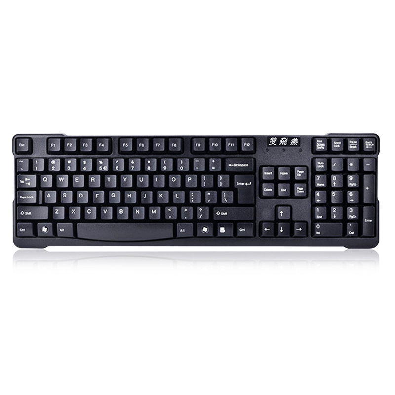 双飞燕KR-6A键盘黑有线/USB接口(个)
