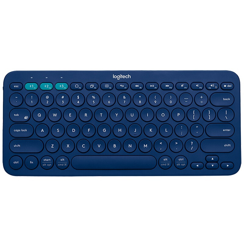 罗技（Logitech）K380蓝牙键盘/蓝色