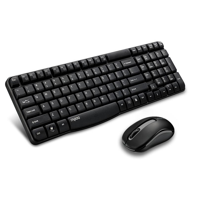 雷柏 X1800S 无线鼠标键盘套装黑(套)