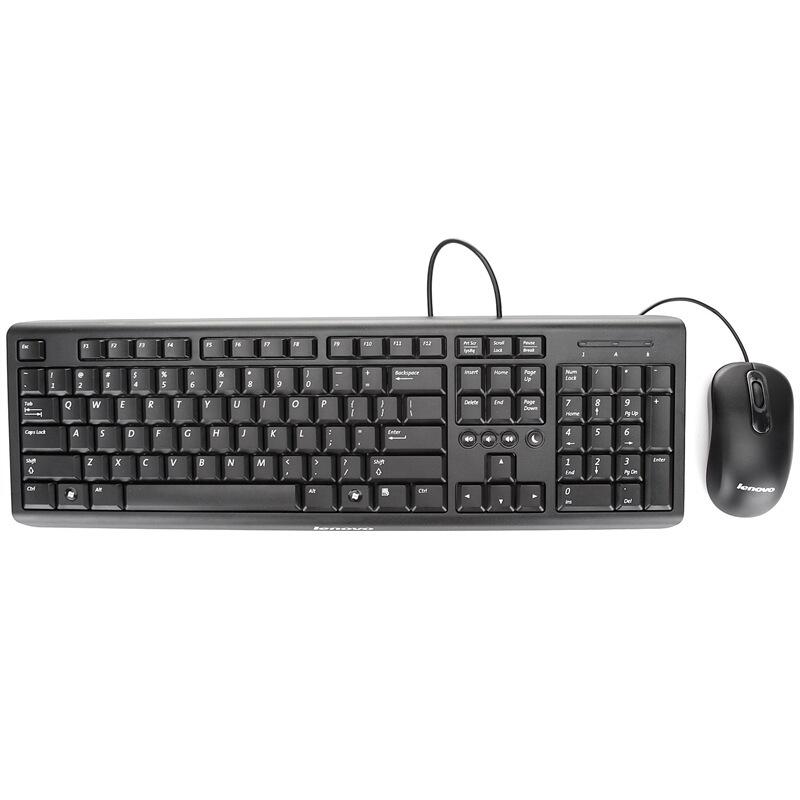 联想KM4802A有线键盘鼠标套装黑1.7m(套)