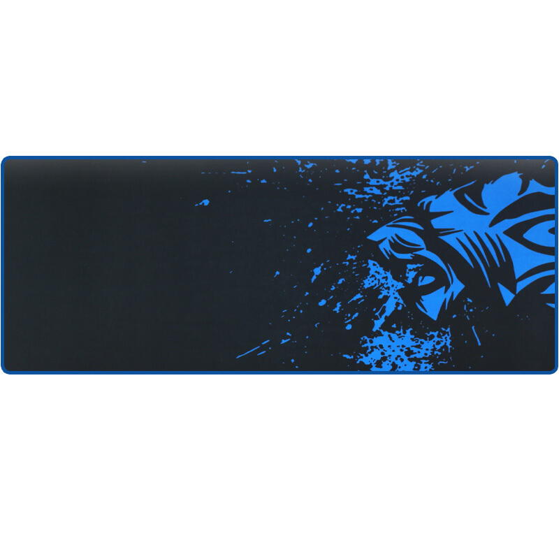 灵蛇 P05 游戏鼠标垫超大号加厚电脑桌垫 黑蓝色(个)
